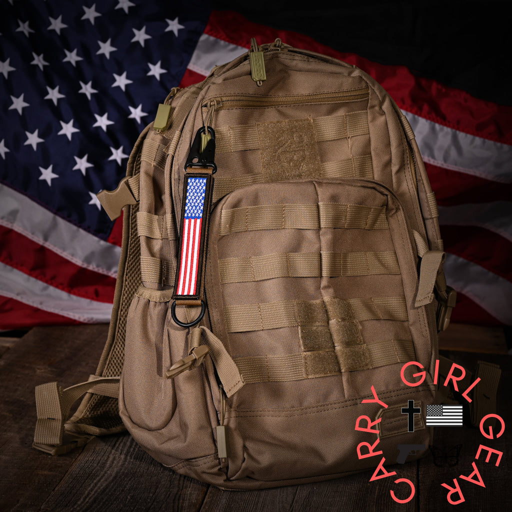 American Made Heavy Duty Tactical Keychain - Patriot