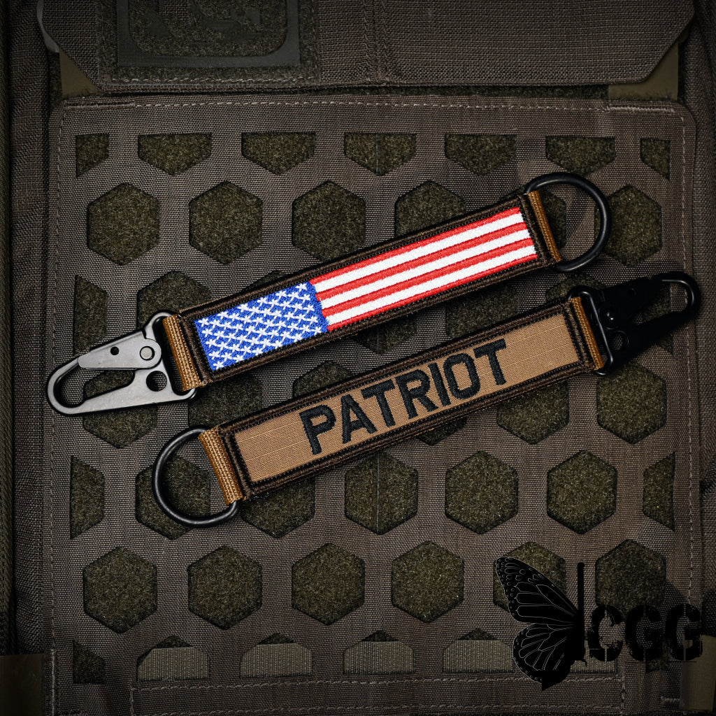 American Made Heavy Duty Tactical Keychain - Patriot