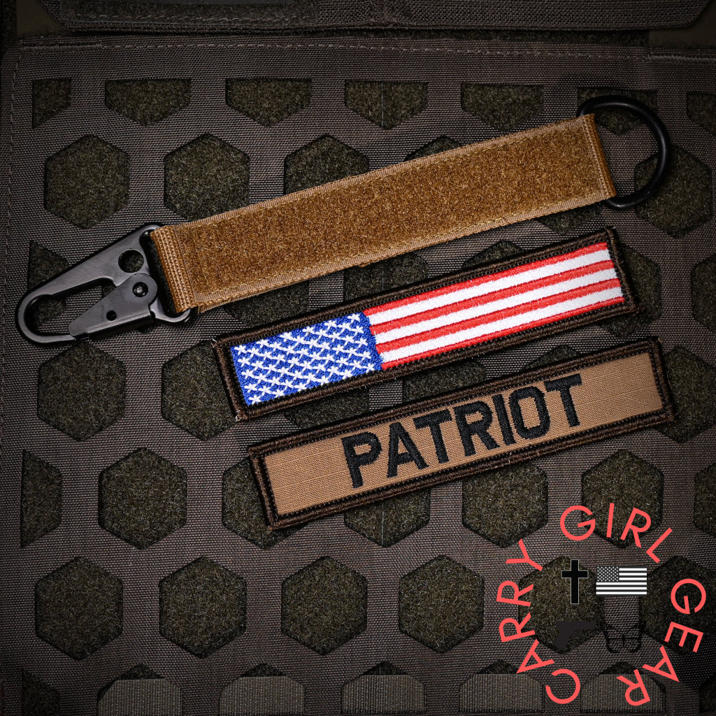 American Made Heavy Duty Tactical Keychain - Patriot