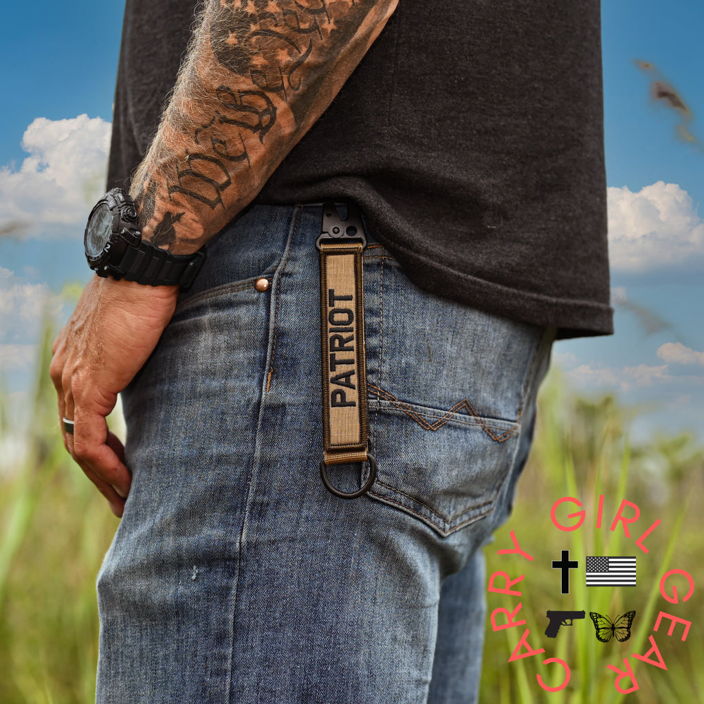 American Made Heavy Duty Tactical Keychain - Patriot