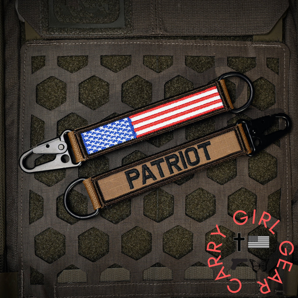 American Made Heavy Duty Tactical Keychain - Patriot