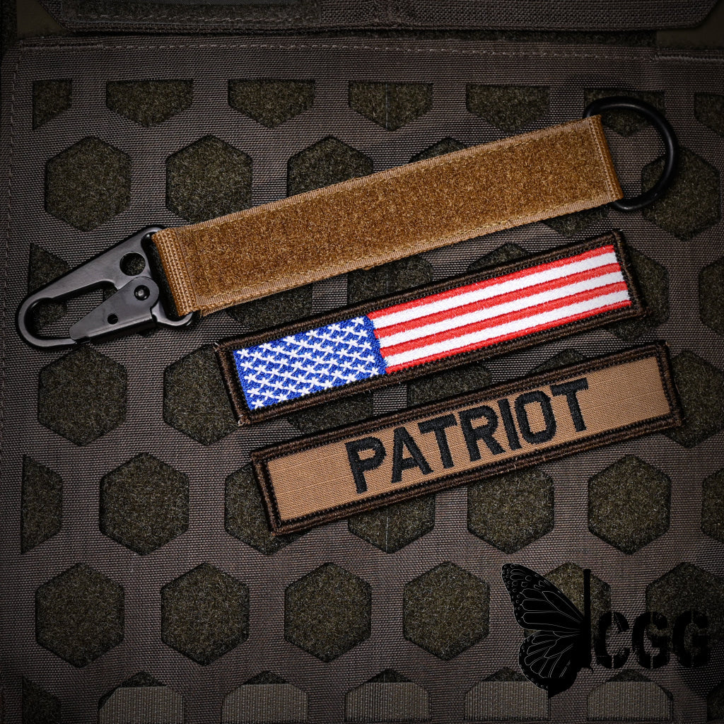 American Made Heavy Duty Tactical Keychain - Patriot