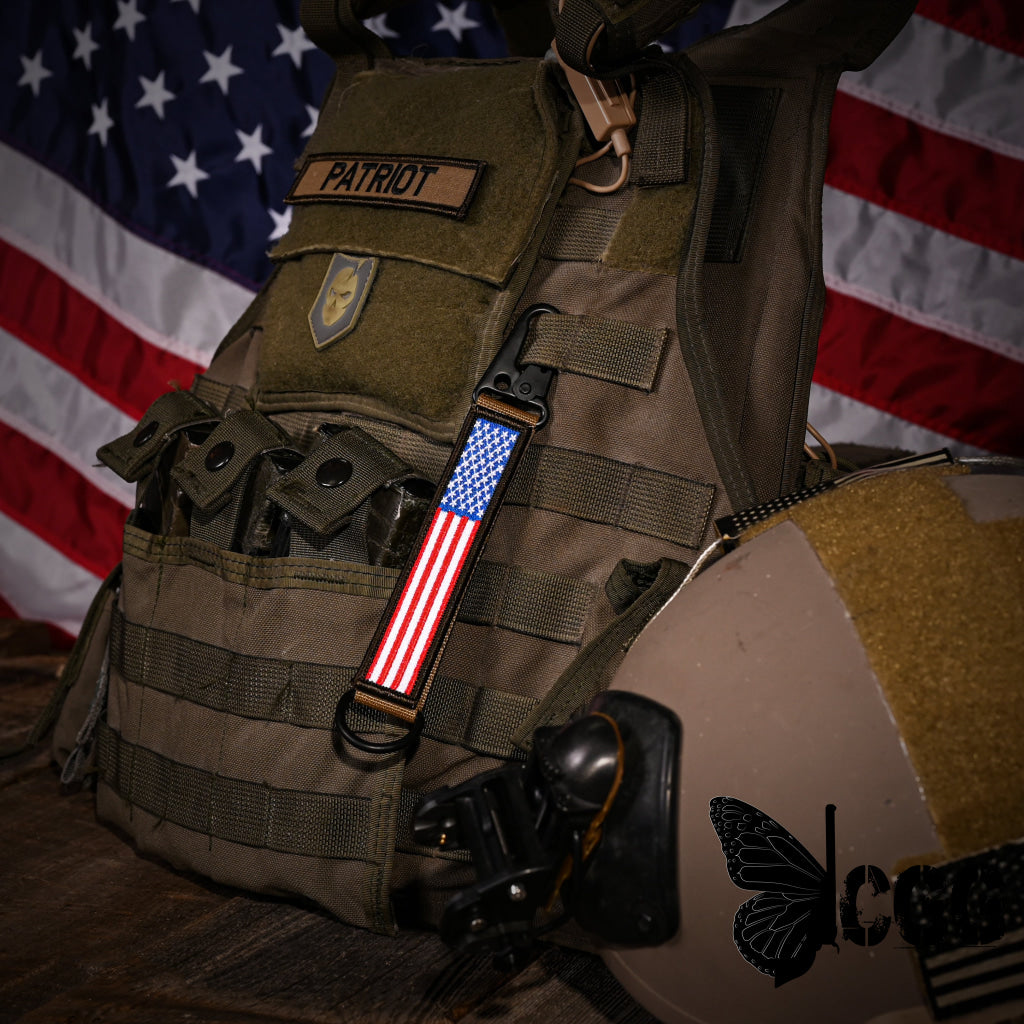 American Made Heavy Duty Tactical Keychain - Patriot