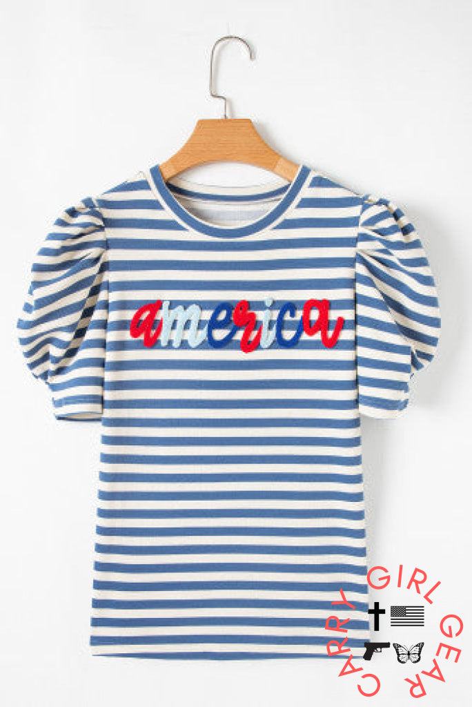 American Puff Sleeve Top