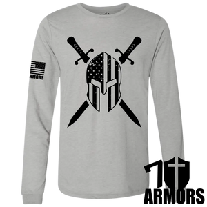 American Spartan Long Sleeve Sm / Gray