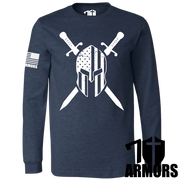 American Spartan Long Sleeve Sm / Navy