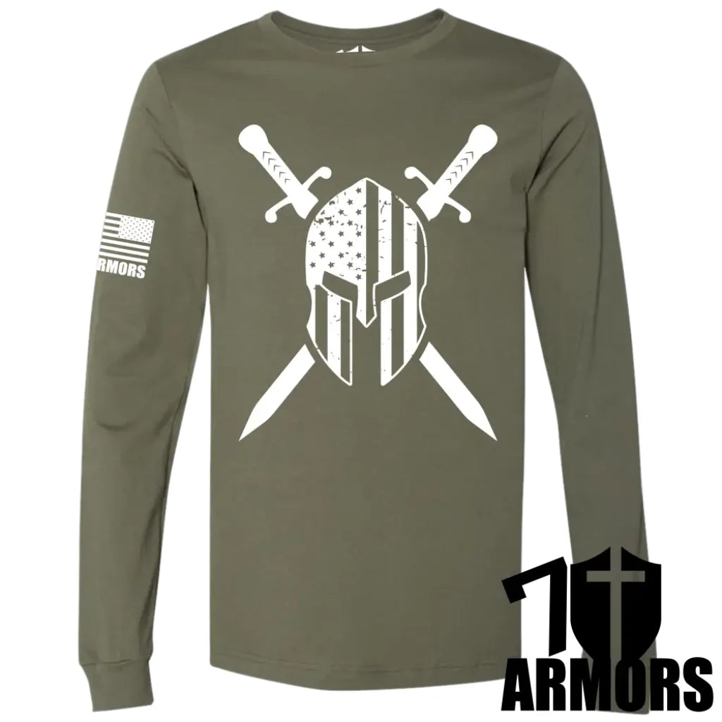American Spartan Long Sleeve Sm / Od Green