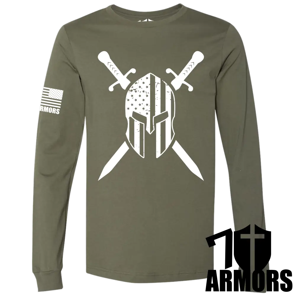 American Spartan Long Sleeve Sm / Od Green