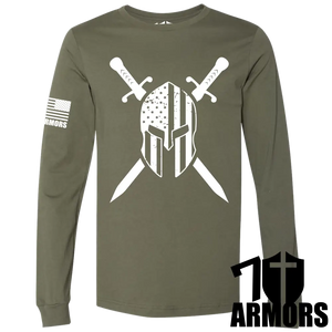 American Spartan Long Sleeve Sm / Od Green