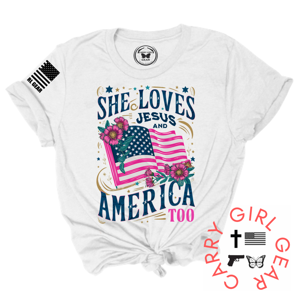 And America Too Tee Xs / White Unisex Cut Cgg Perfect