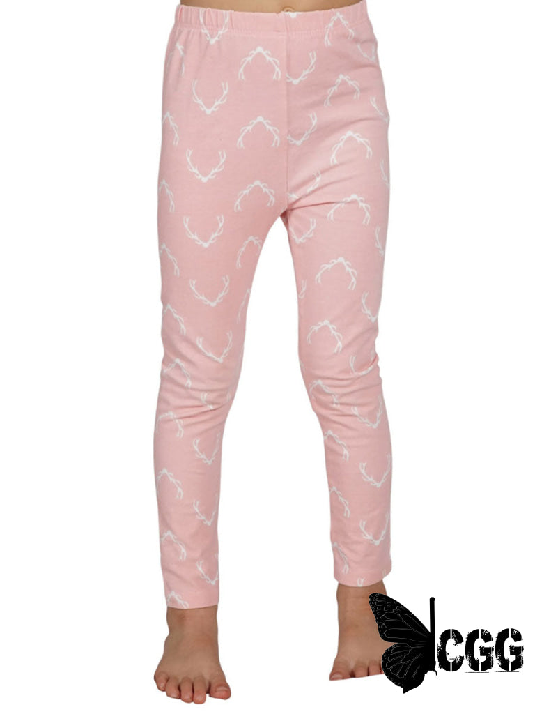 Antler Britches Pink / 24M Leggings