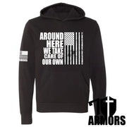 Around Here Hoodie Black / Sm