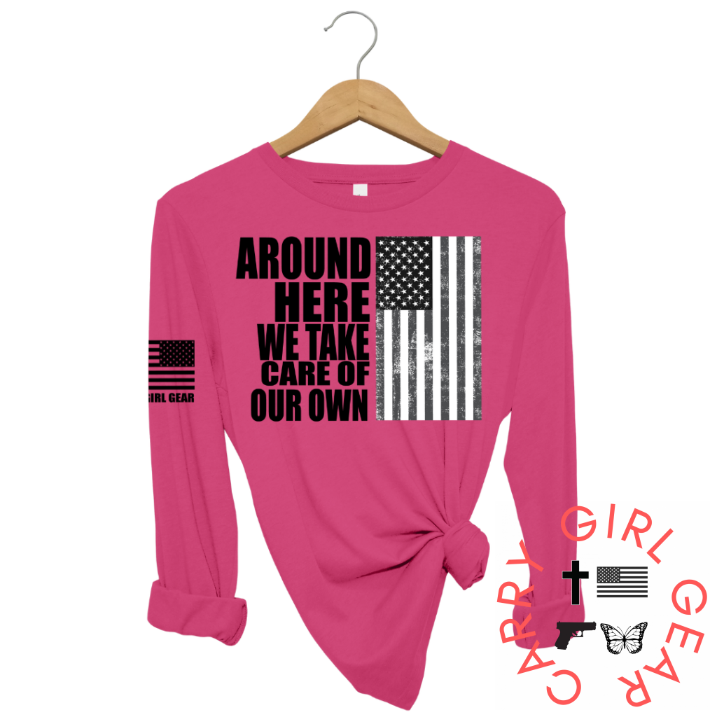 Around Here Long Sleeve Berry / Xs