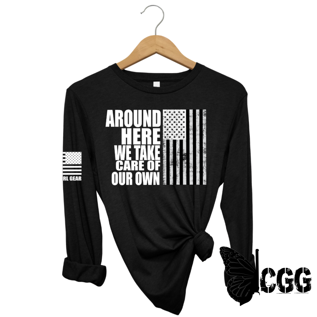 Around Here Long Sleeve Black / Xs