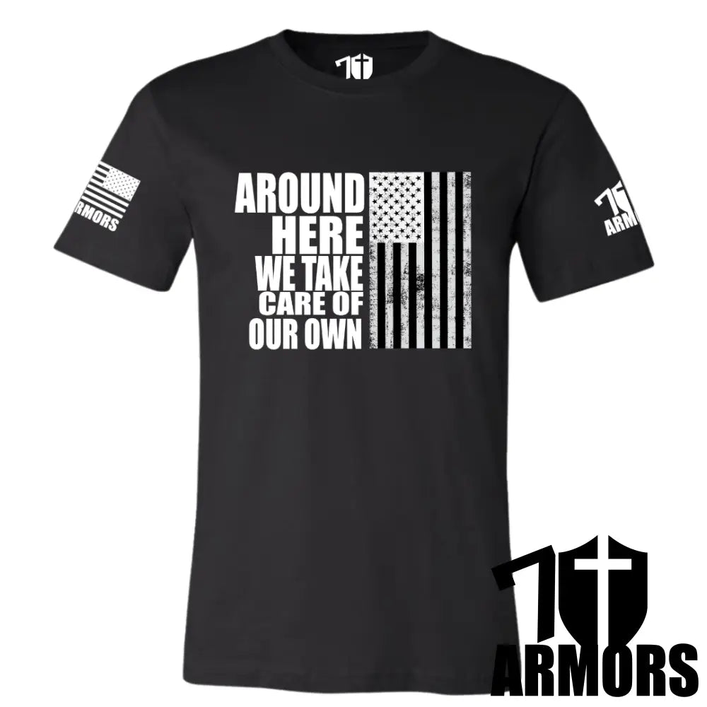 Around Here T-Shirt Sm / Black T-Shirts