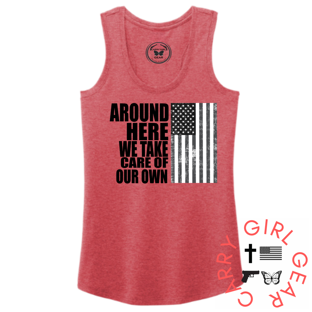 Around Here Tank Top Xs / Red Tank Top