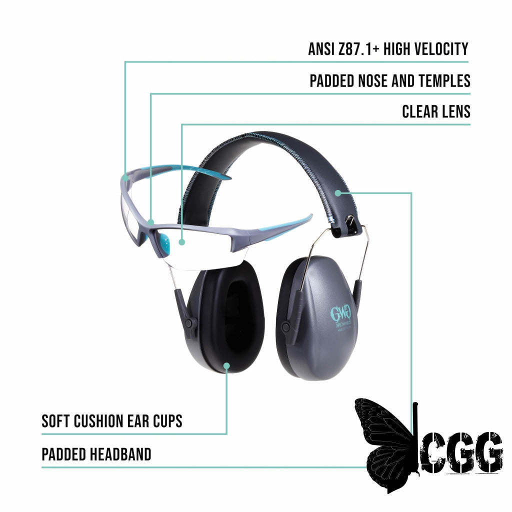 Assure Protective Safety Glasses And Earmuff Set