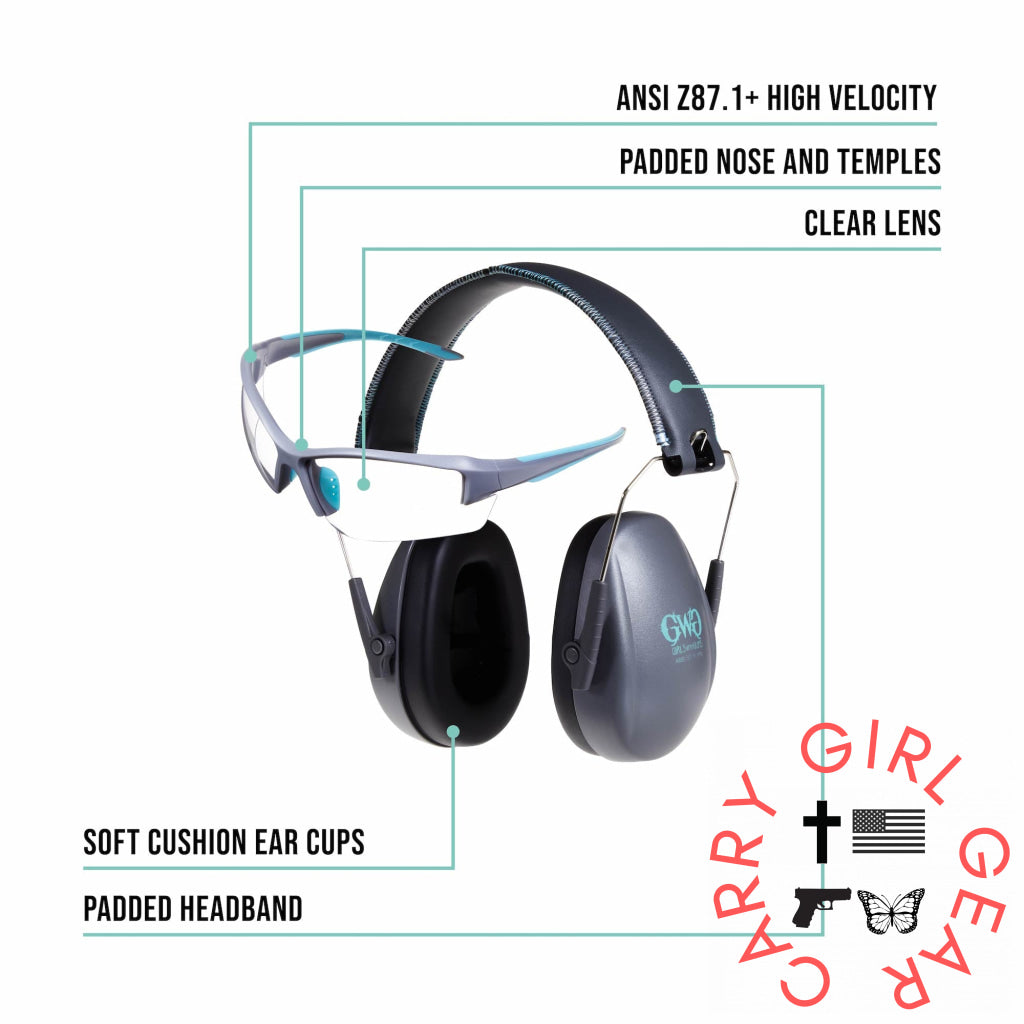 Assure Protective Safety Glasses And Earmuff Set