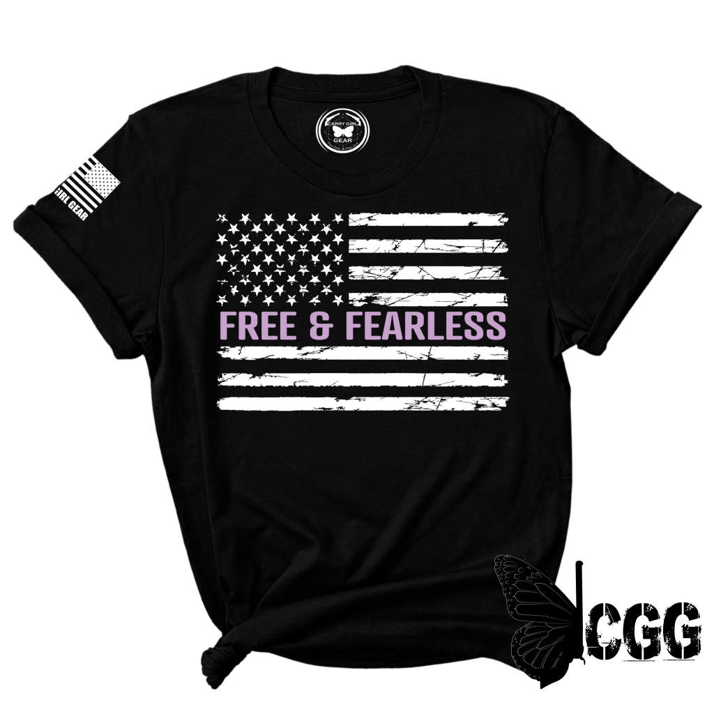 Awa Free & Fearless *Louisville Derby City Ky Tee Xs / Black Unisex Cut Cgg Perfect