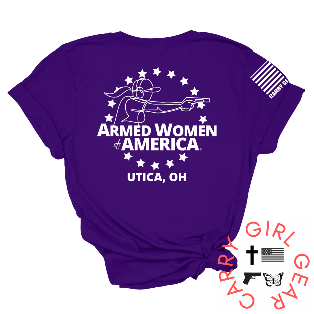 Awa Grace & Fight Utica Oh Tee Xs / Unisex Purple Cgg Perfect Tee
