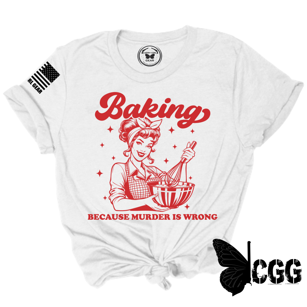 Baking Tee Xs / White Unisex Cut Cgg Perfect