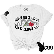 Be A Legend Tee Xs / White Unisex Cut Cgg Perfect Tee