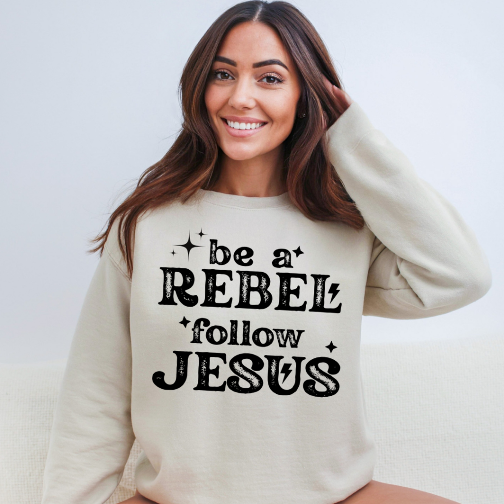 BE A REBEL SWEATSHIRT SM / SAND Sweatshirt