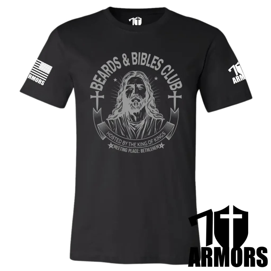 Beards And Bibles Club T-Shirt Sm / Black T-Shirts