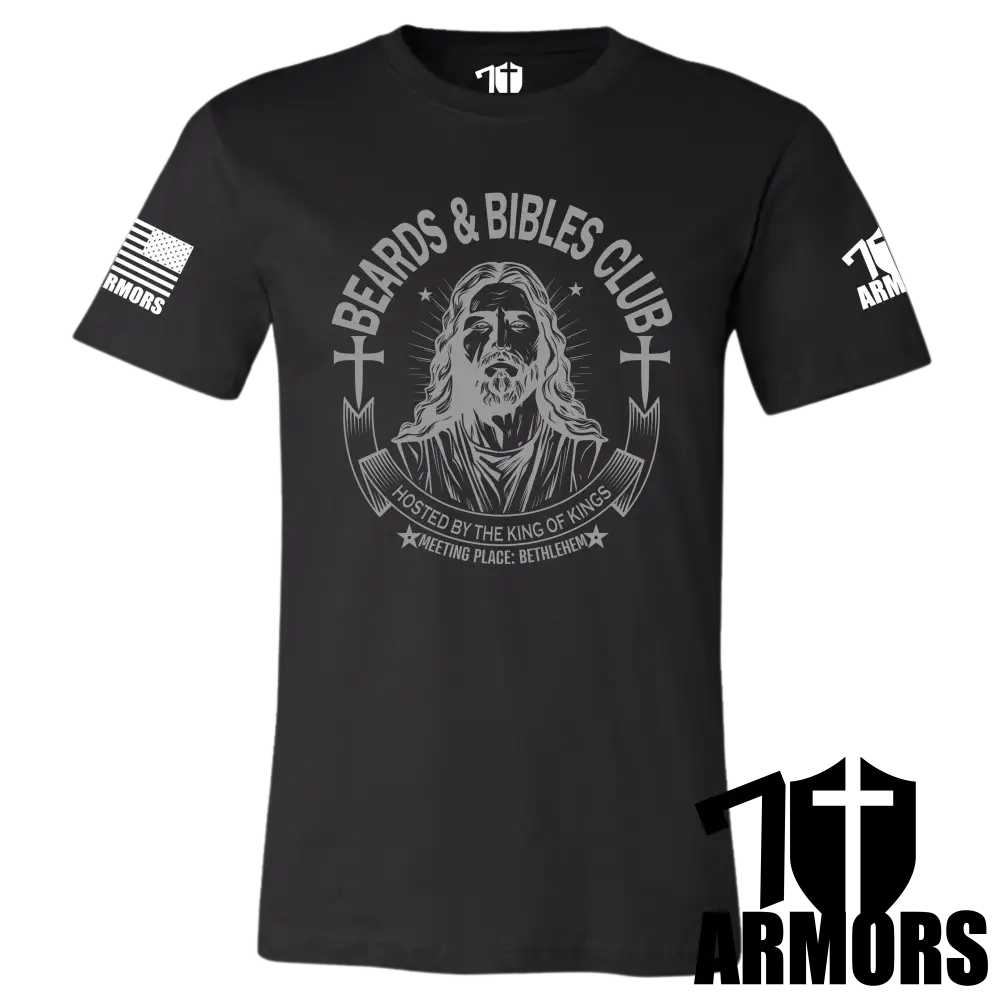 Beards And Bibles Club T-Shirt Sm / Od Green T-Shirts