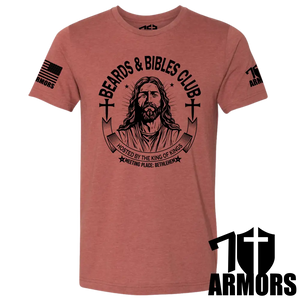 Beards And Bibles Club T-Shirt Sm / Clay T-Shirts