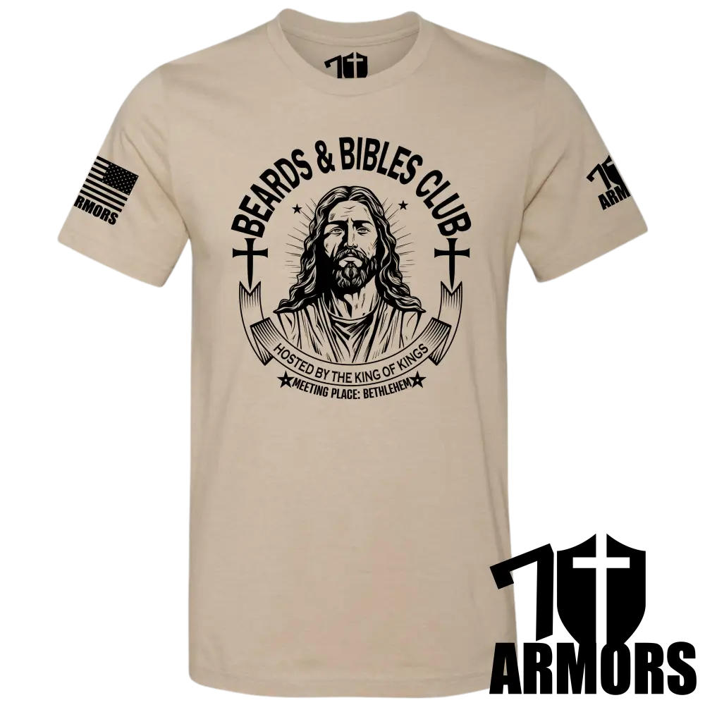 Beards And Bibles Club T-Shirt Sm / Fde T-Shirts