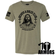 Beards And Bibles Club T-Shirt Sm / Od Green T-Shirts