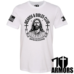 Beards And Bibles Club T-Shirt Sm / White T-Shirts