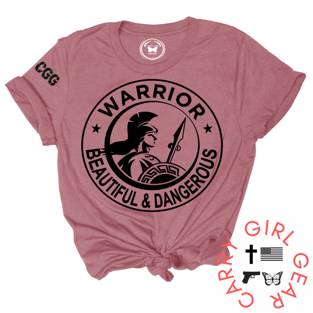 Beautiful & Dangerous***July 2023 Club Tee Xs / Mauve Womens Cut