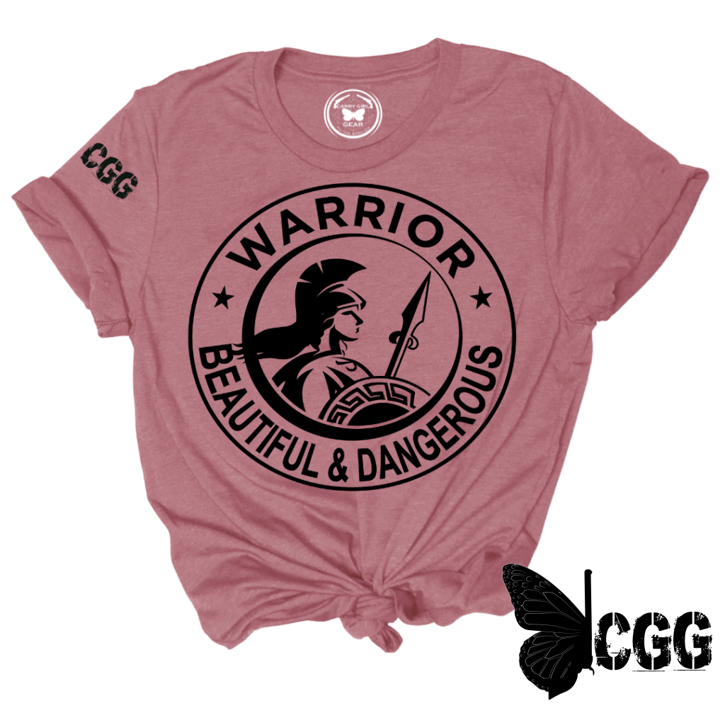 Beautiful & Dangerous***July 2023 Club Tee Xs / Mauve Womens Cut