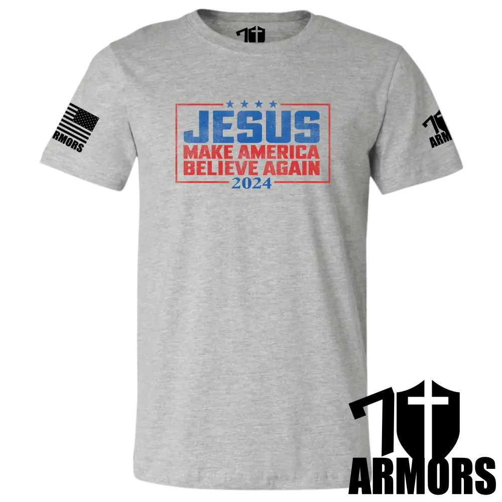 Believe 2024 T-Shirt Sm / Gray T-Shirts