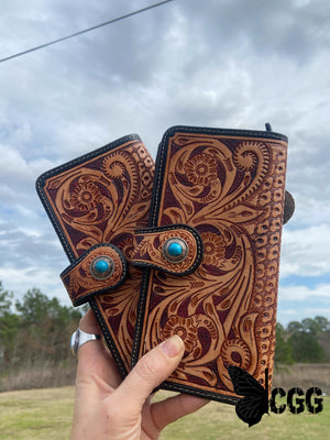 Bella Tooled Leather Wallet