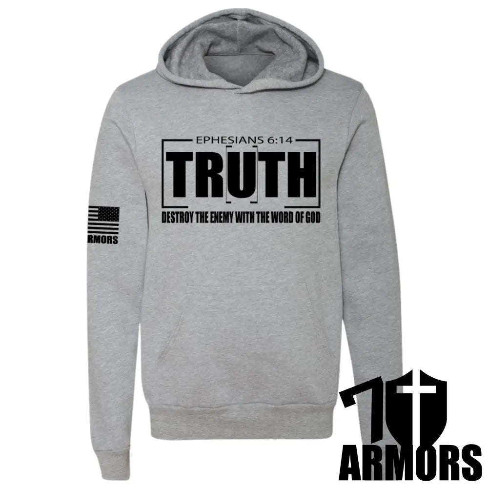 Belt Of Truth Hoodie Sm / Gray