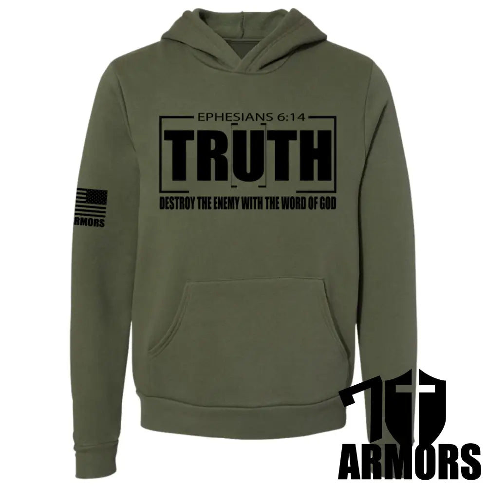 Belt Of Truth Hoodie Sm / Od Green