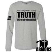 Belt Of Truth Long Sleeve Sm / Gray