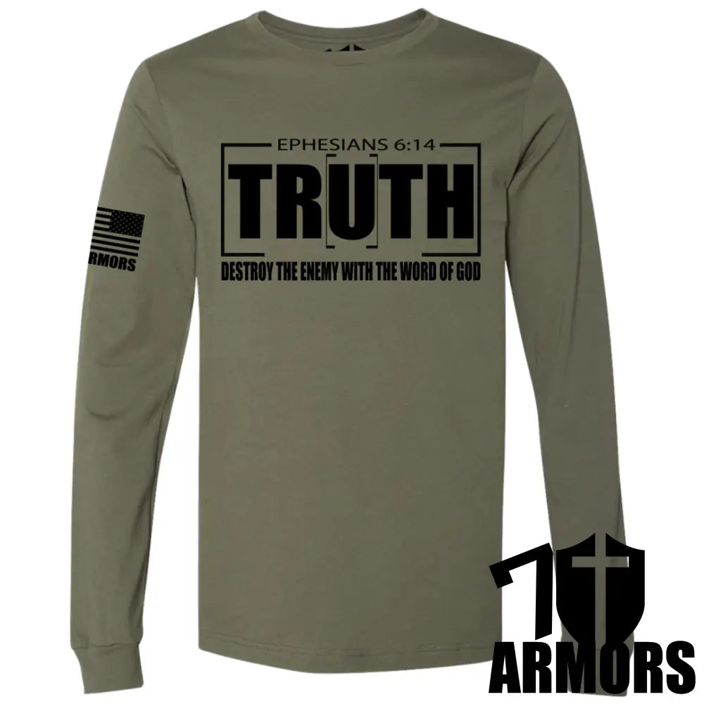 Belt Of Truth Long Sleeve Sm / Gray