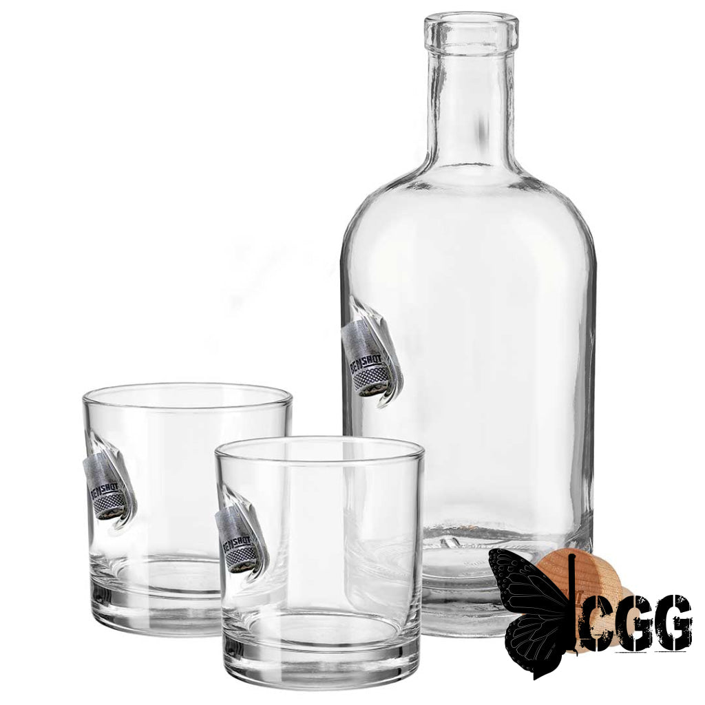 Benshot 10Mm Socket Glasses No / Decanter And Two Rocks