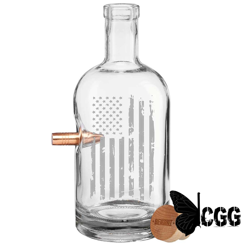 Benshot Decanter - 750Ml 0.50 Bmg / Patriotic Handmade Glass