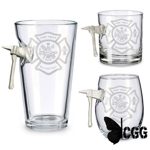 Benshot Fire Axe Glass - Maltese Cross