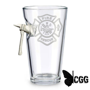 Benshot Fire Axe Glass - Maltese Cross No / Pint (16Oz)