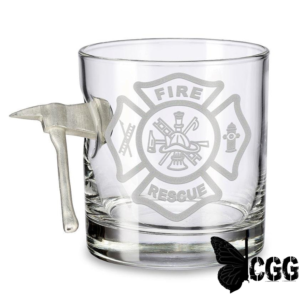 Benshot Fire Axe Glass - Maltese Cross No / Pint (16Oz)