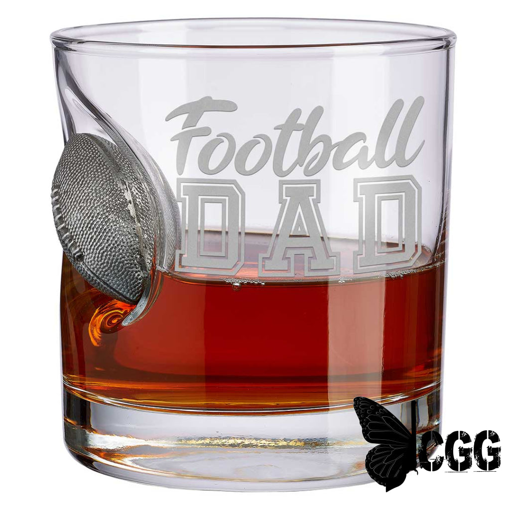 Benshot ’Football Dad’ Glasses No / Rocks Glass (11Oz)