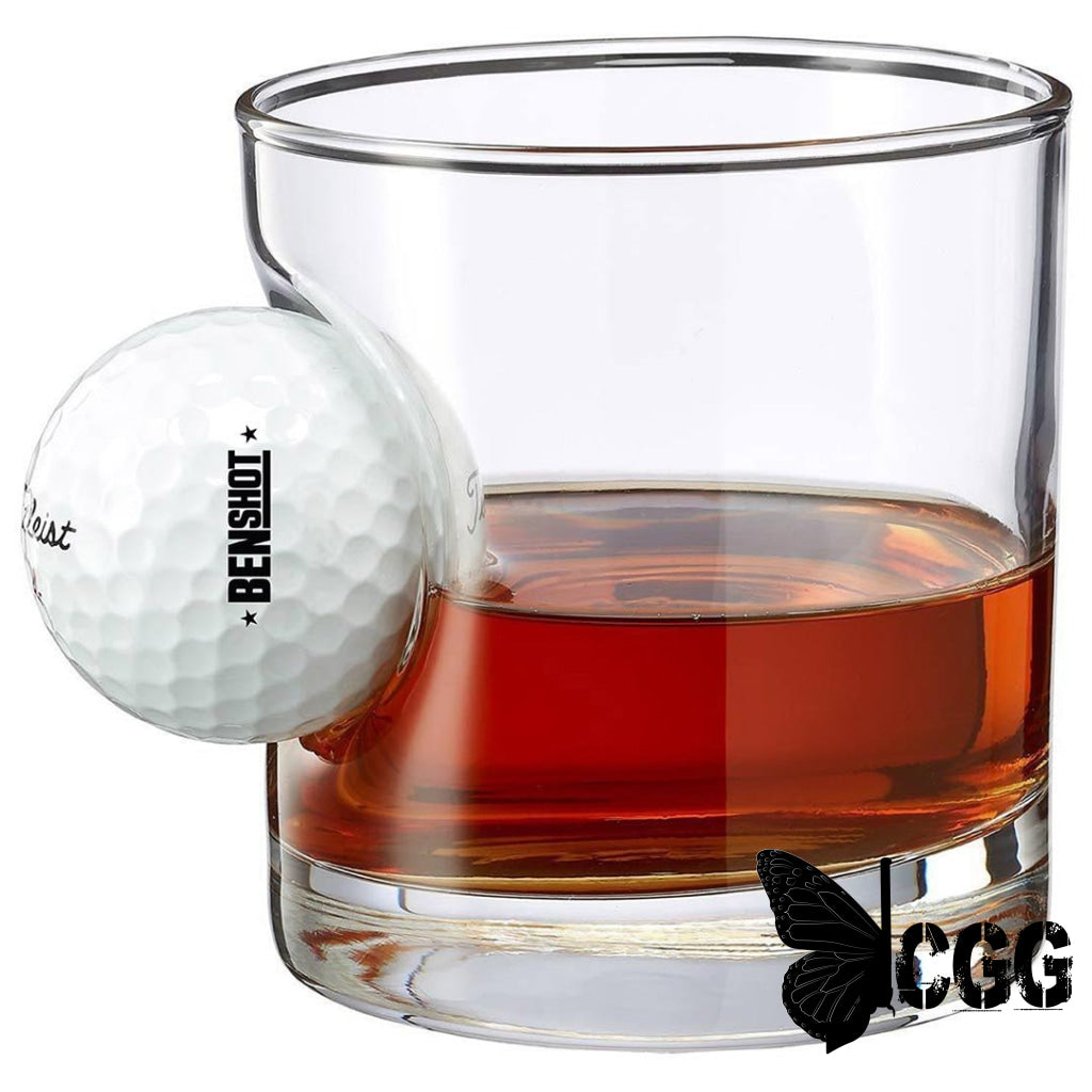 Benshot Golf Ball Glasses No / Pint Glass (16Oz)