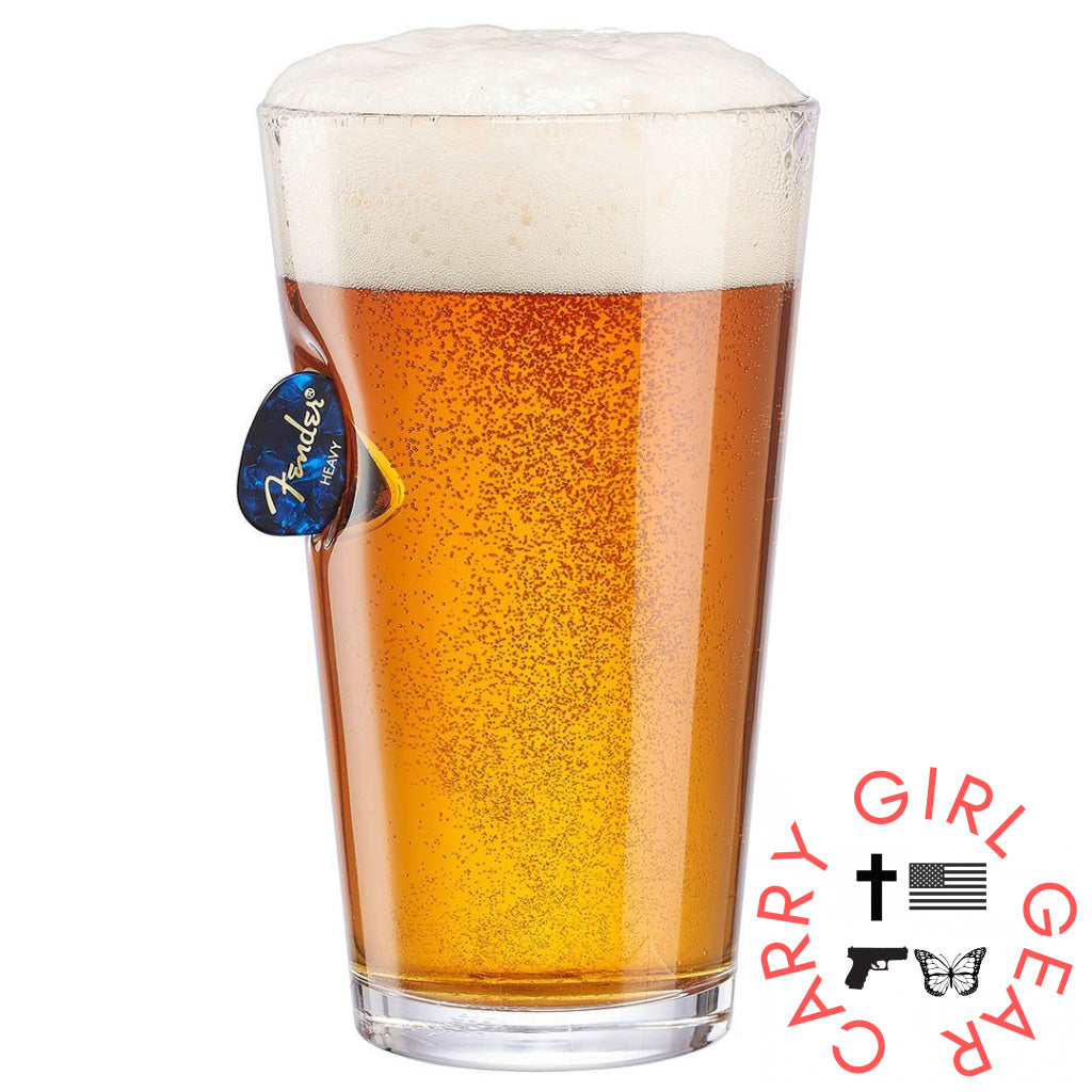 Benshot Guitar Pick Glasses No / Pint Glass (16Oz)