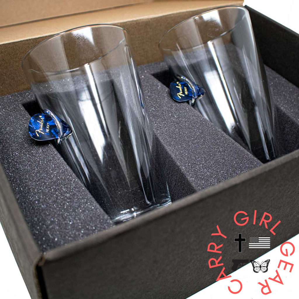 Benshot Guitar Pick Glasses Yes / Pint Glass (16Oz)